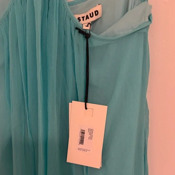 STAUD Turquoise Maxi Dress - Picture 2 of 4